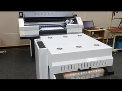 O fabricante Direct Sale Double dirige a máquina de alta velocidade da impressora do t-shirt de DTF