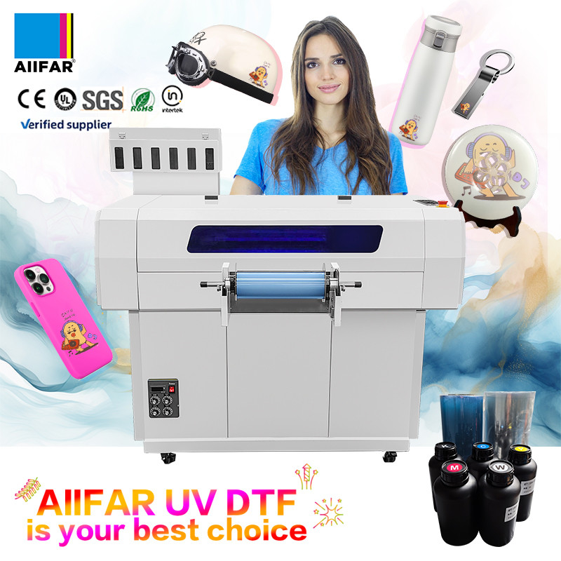 Impressora a jato de tinta Refinecolor Roll To Roll Impressora UV DTF com inspeção de saída de vídeo