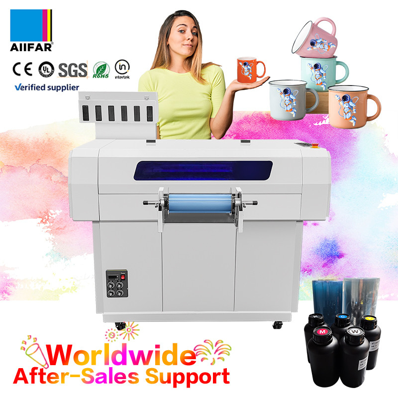 Impressora de tela plana A3 UV para impressão de adesivos de cristal Refinecolor