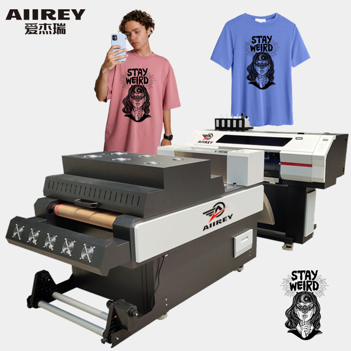 Impressora principal dobro da transferência térmica DTF 60cm com modo da cor de CMYK W