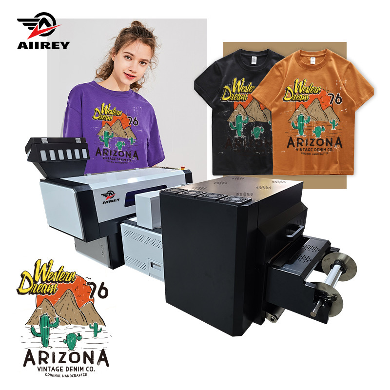Impressora a jato de tinta multicolorido Machine da camisa de  Industry T da impressora de A3 DTF